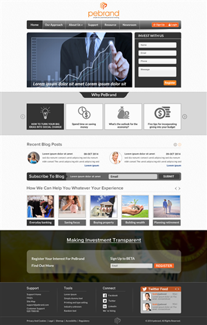 Web Design by Sbss for pebrand | Design: #4662618