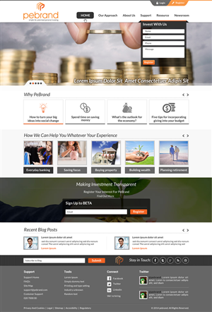 Web Design by Sbss for pebrand | Design: #4662650