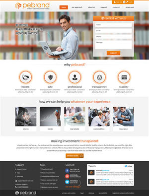 Web Design by Sbss for pebrand | Design: #4662657