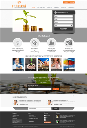 Web Design by Sbss for pebrand | Design: #4662670