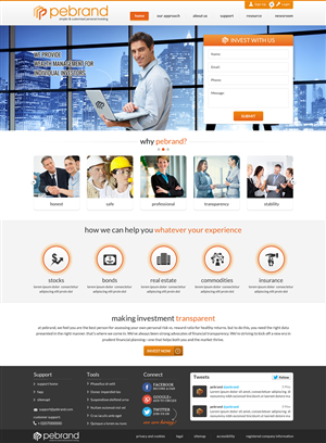 Web Design by Sbss for pebrand | Design: #4662683