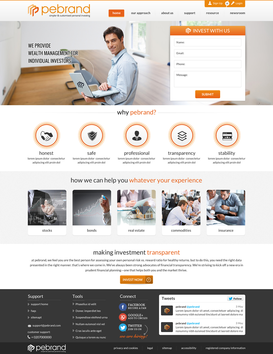 Diseño Web por Sbss para pebrand | Diseño #4666945