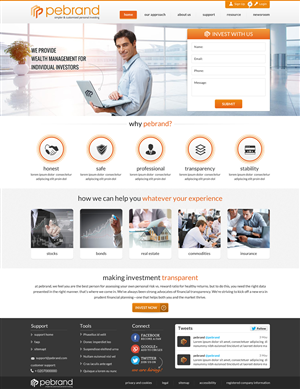 Web Design by Sbss for pebrand | Design: #4666948