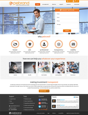 Web Design by Sbss for pebrand | Design: #4666950