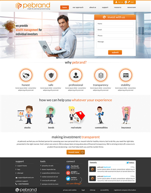 Web Design by Sbss for pebrand | Design: #4674579
