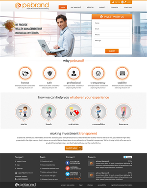 Web Design by Sbss for pebrand | Design: #4689840