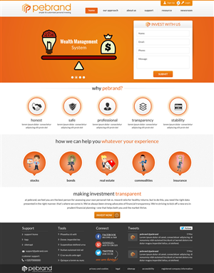 Web Design by Sbss for pebrand | Design: #4699616