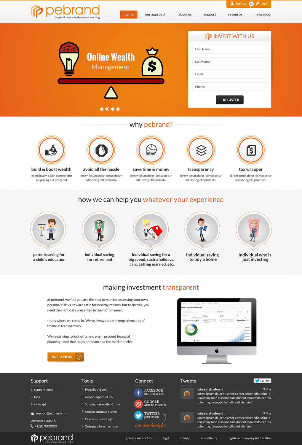 Web Design by Sbss for pebrand | Design #4731096