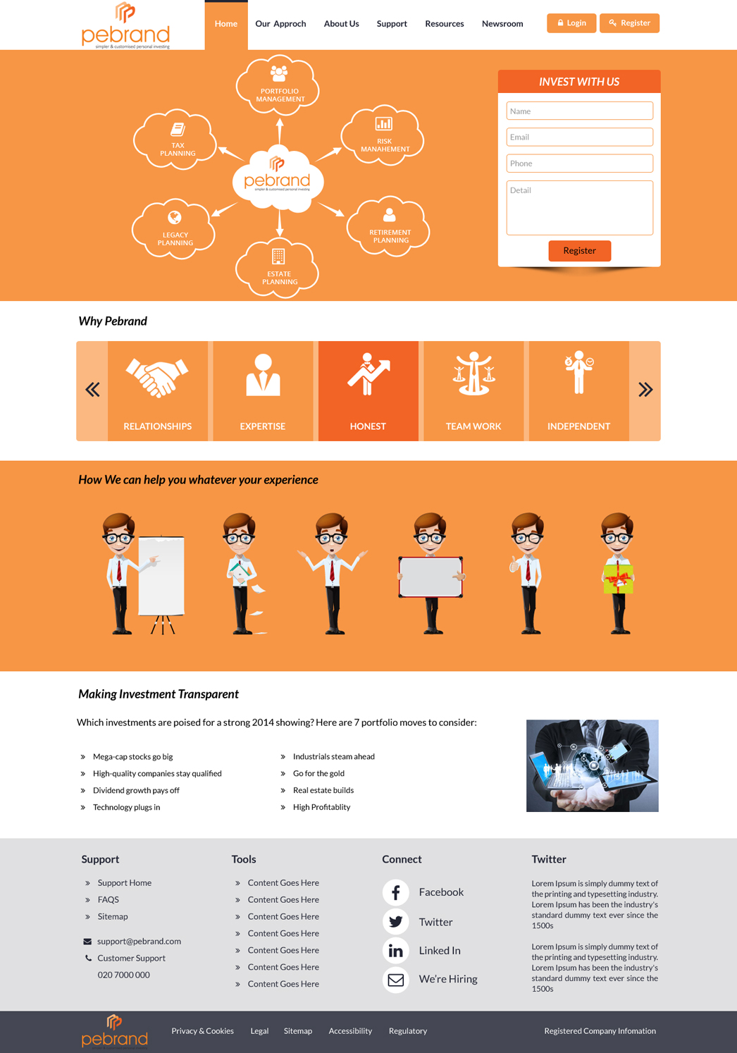 Web Design by Advent Innovative for pebrand | Design #4691090