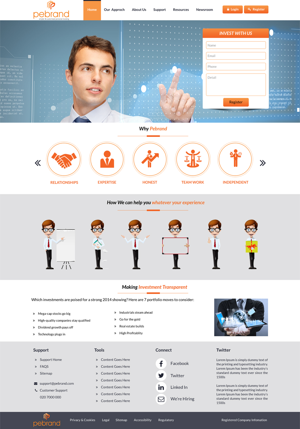 Web Design by Advent Innovative for pebrand | Design #4710738