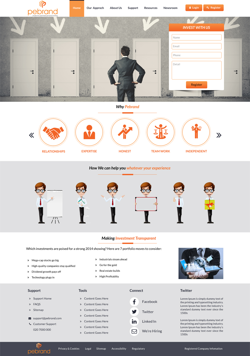 Web Design by Advent Innovative for pebrand | Design #4710789