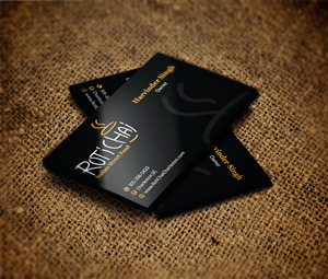 Roti chai food truck catering business card | Business Card Design by MT