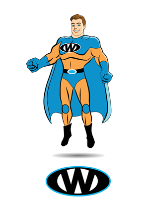 Wash Heroes - Pressure washing company - Corporate mascot | Mascot Design by dv