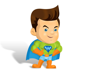 Wash Heroes - Pressure washing company - Corporate mascot | Mascot Design by radleon