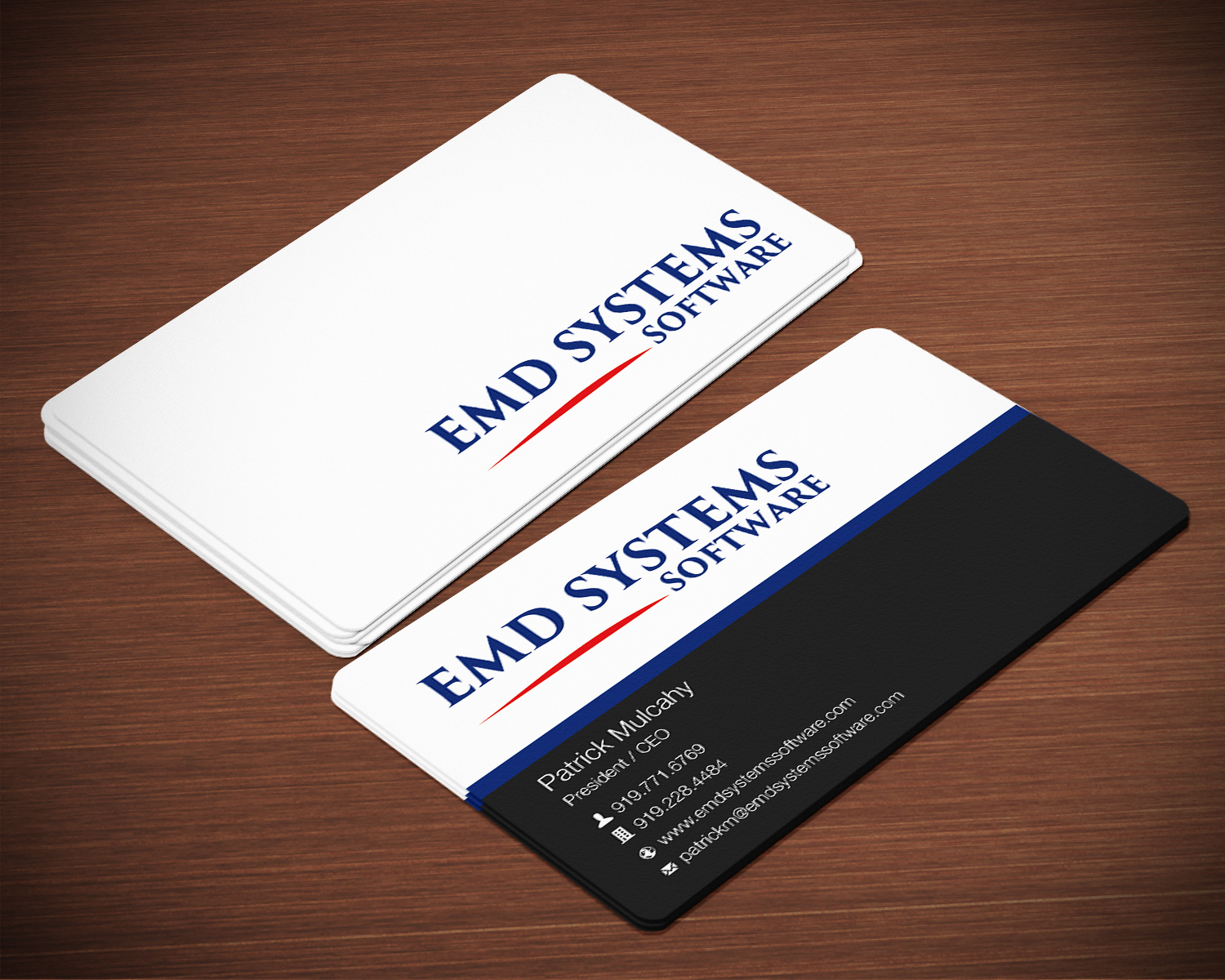 Business Card Design by Pixi Dust for EMD Systems Software | Design #4843398