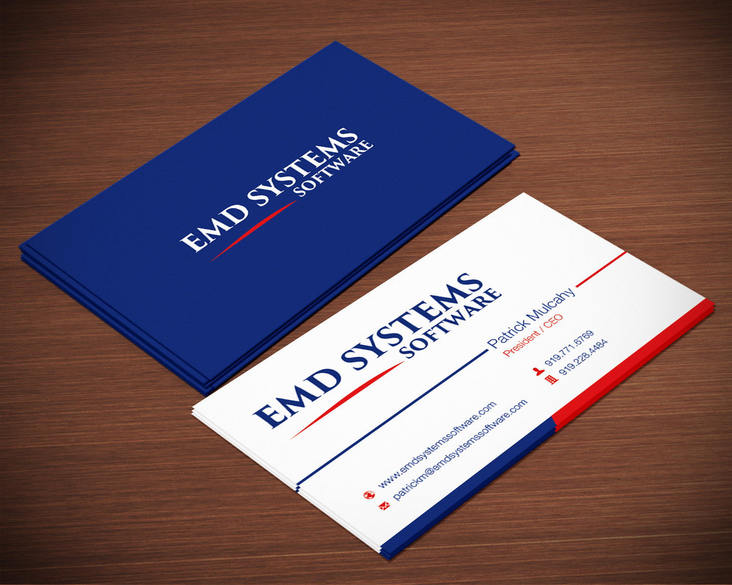 Business Card Design by Pixi Dust for EMD Systems Software | Design #4843494