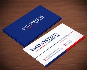 Business Card Design by Pixi Dust for EMD Systems Software | Design: #4843494