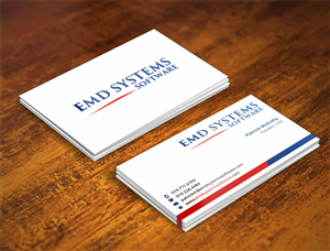 Business Card Design by INDIAN_Ashok for EMD Systems Software | Design: #4845885