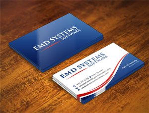 Business Card Design by INDIAN_Ashok for EMD Systems Software | Design: #4845897