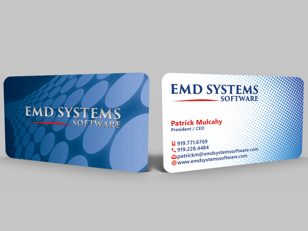 Business Card Design by Hardcore Design for EMD Systems Software | Design #4850159