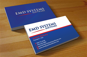 Business Card Design by Hardcore Design for EMD Systems Software | Design: #4850175