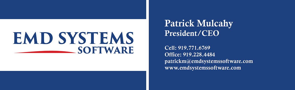 Business Card Design by FHRO Designs for EMD Systems Software | Design #4843473