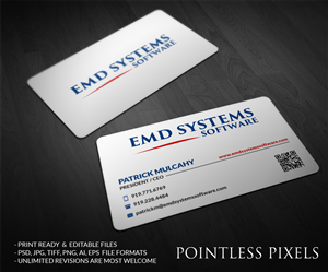 Diseño de Tarjeta de Presentación por Pointless Pixels India para EMD Systems Software | Diseño #4845162