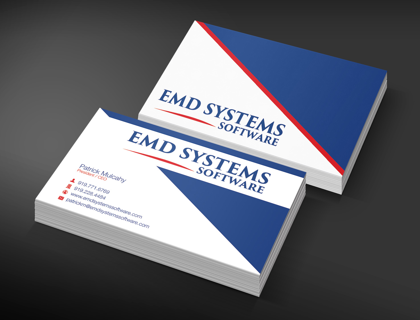 Business Card Design by Lanka Ama for EMD Systems Software | Design #4843610