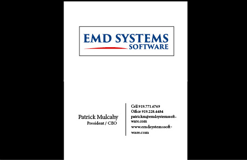 Business Card Design by arun.sangha for EMD Systems Software | Design #4843457