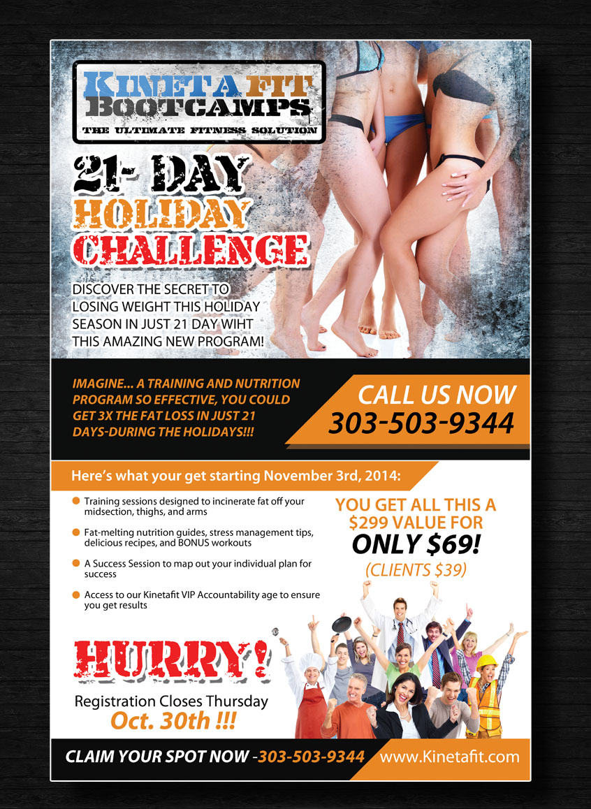 Poster Design by uk for Kinetafit | Design #4646362