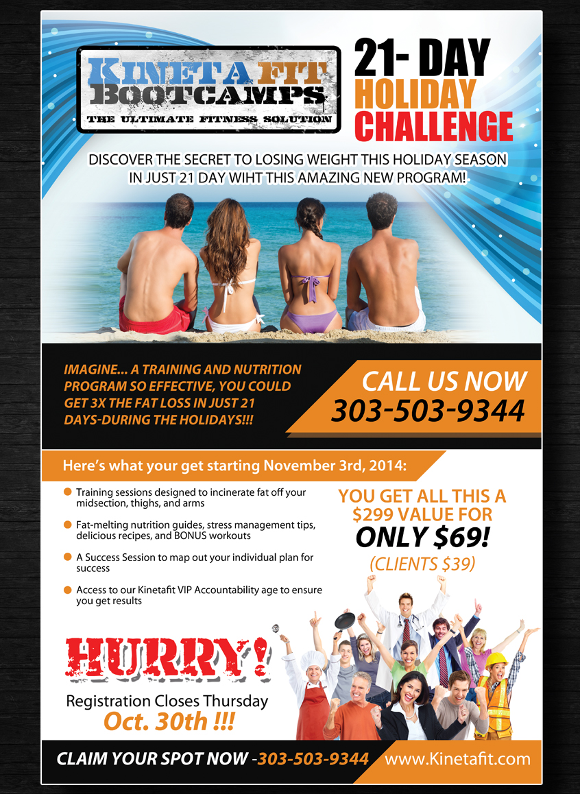 Poster Design by uk for Kinetafit | Design #4646600