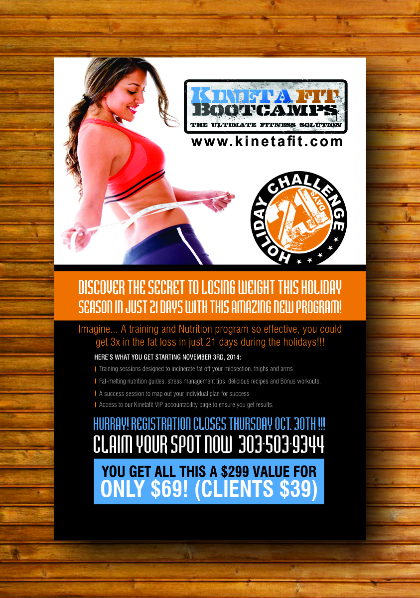 Poster Design by cb1318 for Kinetafit | Design #4652524