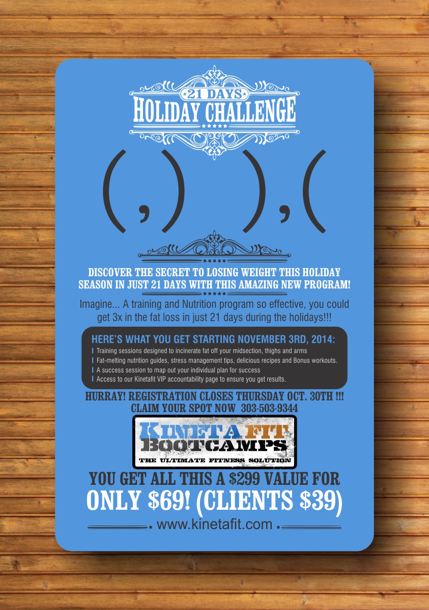 Poster Design by cb1318 for Kinetafit | Design #4653342