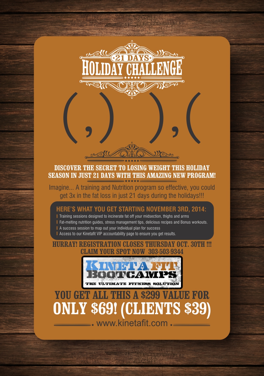 Poster Design by cb1318 for Kinetafit | Design #4653361