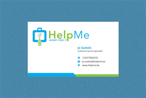 Business Card Design by INDIAN_Ashok for Help Me | Design: #4737120