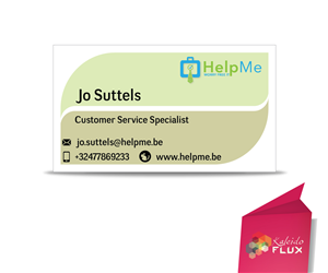 Business Card Design by KaleidoFlux Studio for Help Me | Design: #4737461