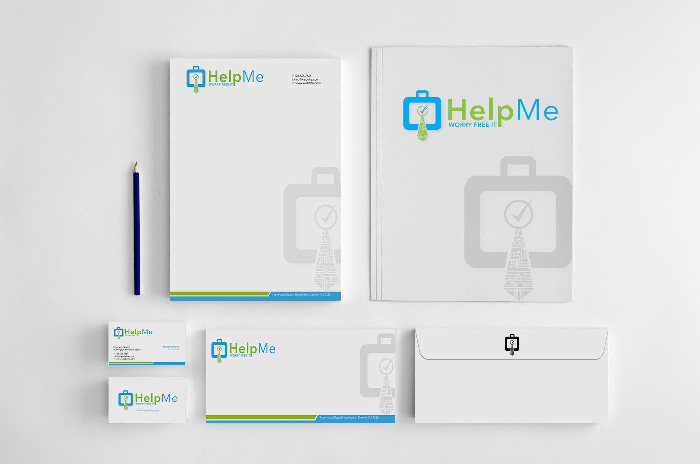 Stationery Design by GTools for Help Me | Design: #4879364