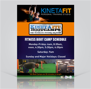 Flyer Design by ALSADESIGN for Kinetafit | Design: #4666901