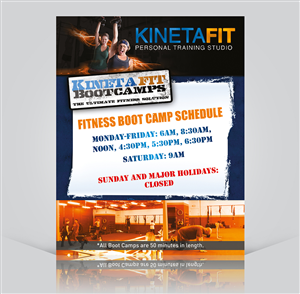Flyer Design by ALSADESIGN for Kinetafit | Design: #4667739