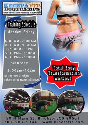 Flyer Design by Pritha for Kinetafit | Design: #4666096