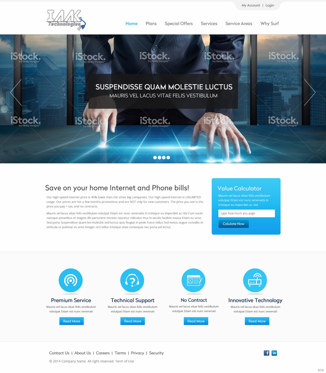 Web Design by pb for IAAK Technologies | Design #4663297