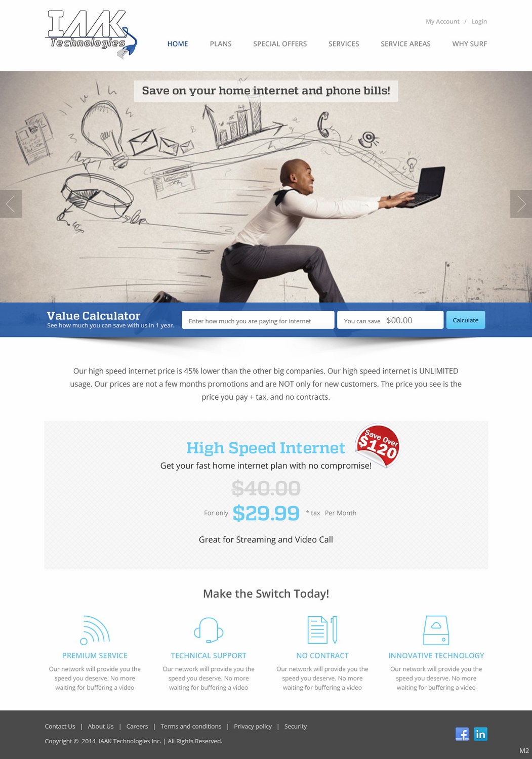 Web Design by pb for IAAK Technologies | Design #4663320