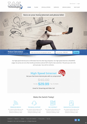 Web Design by pb for IAAK Technologies | Design: #4663320