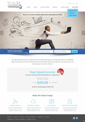 Web Design by pb for IAAK Technologies | Design: #4663325