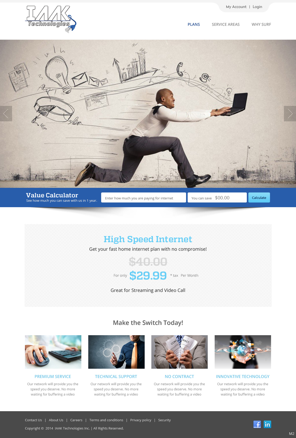 Web Design by pb for IAAK Technologies | Design #4696524