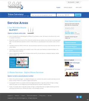 Web Design by pb for IAAK Technologies | Design: #4696530