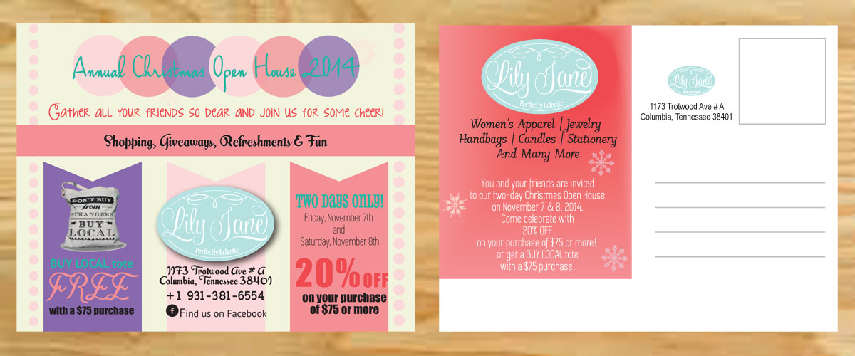 Design de Carte Postale par Venus L. Penaflor pour Lily Jane | Design #4664939