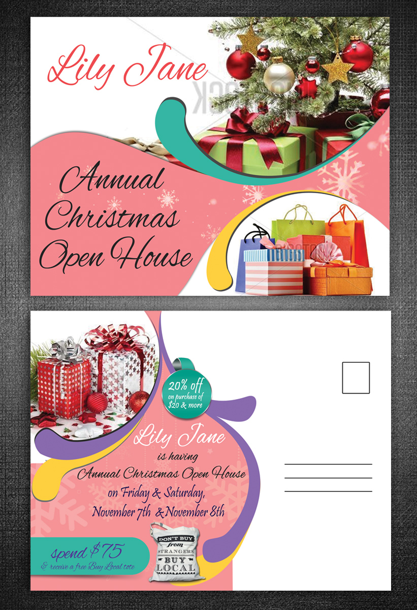 Design de Carte Postale par ESolz Technologies pour Lily Jane | Design #4654528