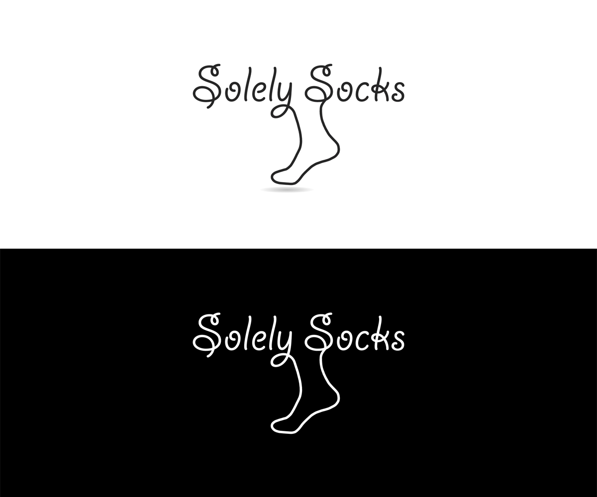 80 Bold Playful Logo Designs for SOLELY SOCKS or Solely Socks a