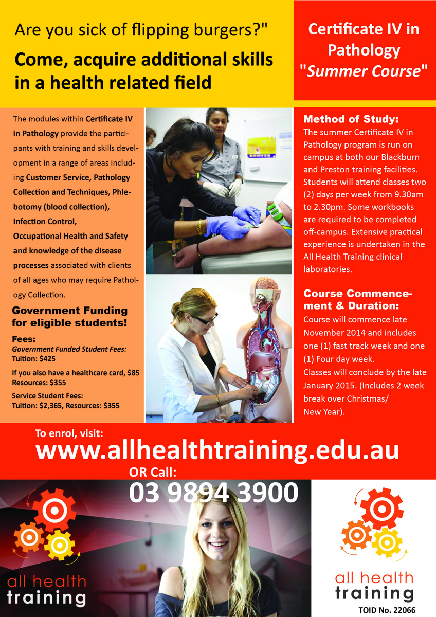 Flyer Design by Chandra for All Health Training | Design #4652161